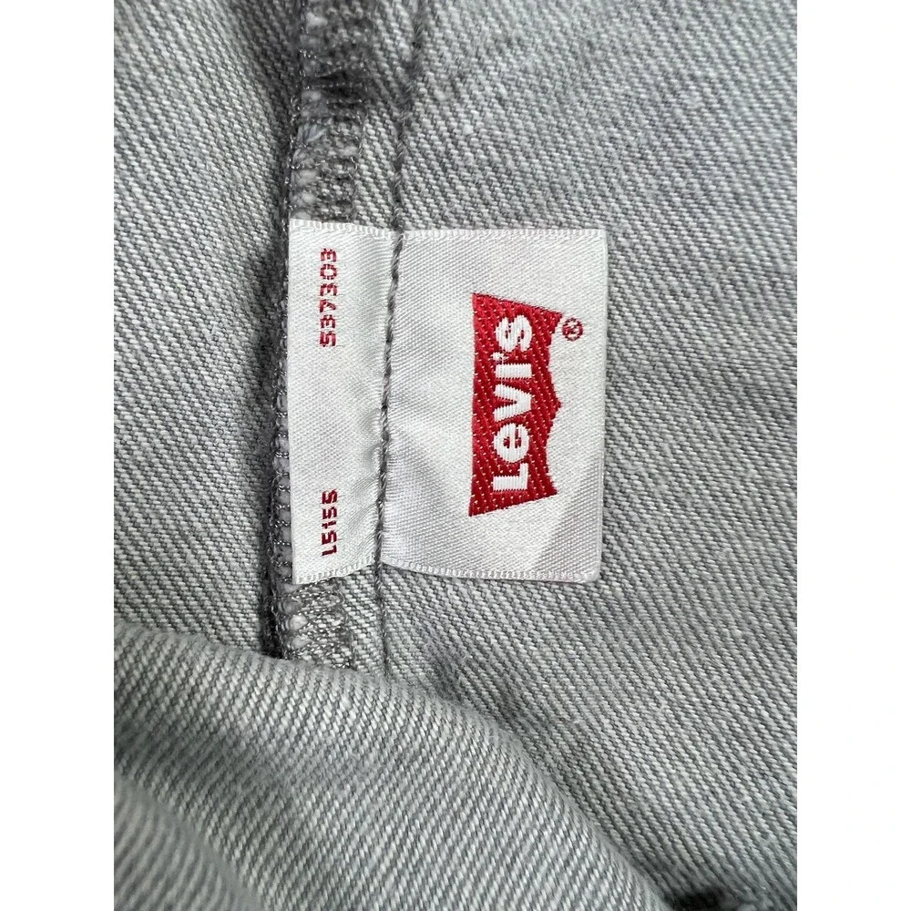 Levis‎ 501 Jeans Mens 40x32 (Fits 38x29) Gray Button Fly Denim Straight Leg